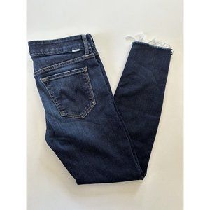MOTHER Dark Blue Ankle Jeans